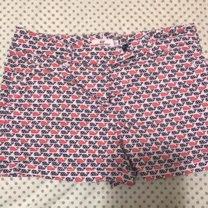 Vineyard vines American flag whales shorts size 8